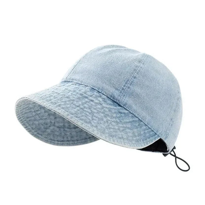 Foldable Wide Brim Sun Hat Drawstring Adjustable