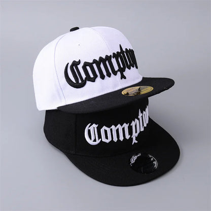 Cross Border Hot Selling in Europe and America Compton Baseball Cap Korean Style Brim Camouflage Hat