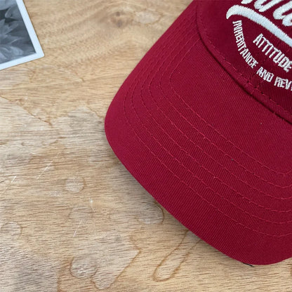 Embroidery Letters Baseball Hat Summer Outdoor