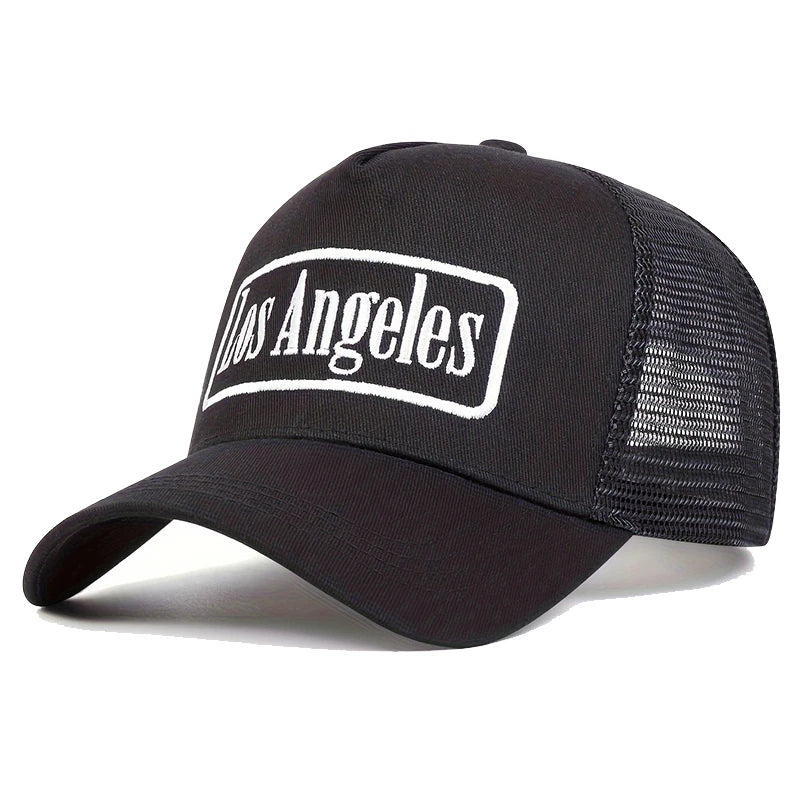 Unisex Los Angeles Print Baseball Net Caps Spring and Summer