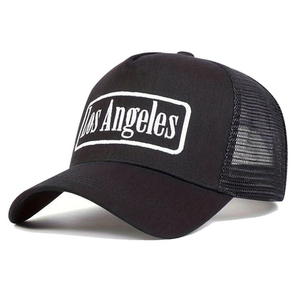Unisex Los Angeles Print Baseball Net Caps Spring and Summer