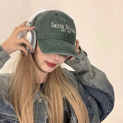 Casual Letter Embroidered Baseball Cap