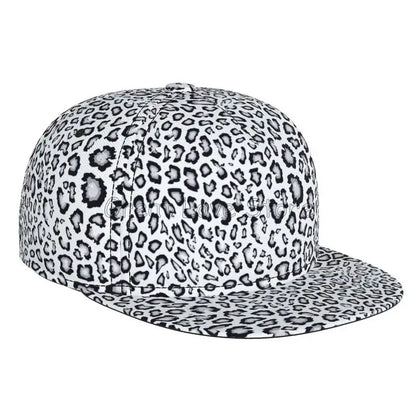 Leopard Print Baseball Cap Men Women Adjustable 3D Printed Snapback