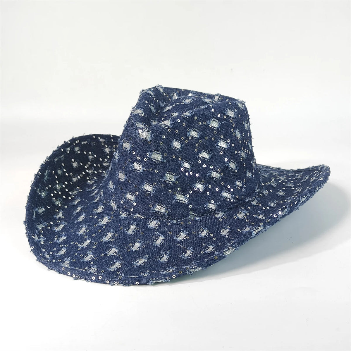 Women Men Felt Wide Brim Cowboy Cowgirl Hat