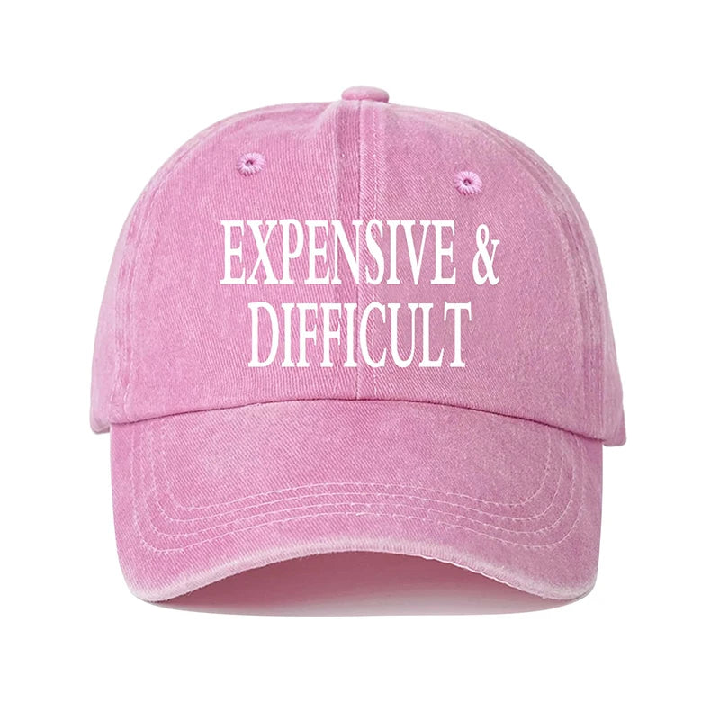 "Printed Washed  Baseball Cap, Lightweight Multipurpose, Suitable for Daily Wear, Outdoor Sports, Party