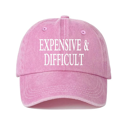 "Printed Washed  Baseball Cap, Lightweight Multipurpose, Suitable for Daily Wear, Outdoor Sports, Party