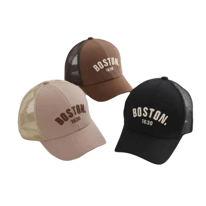 New Solid Color Baby Baseball Cap Breathable Mesh Adjustable Peaked Hat Sun Embroidery Sun Hats