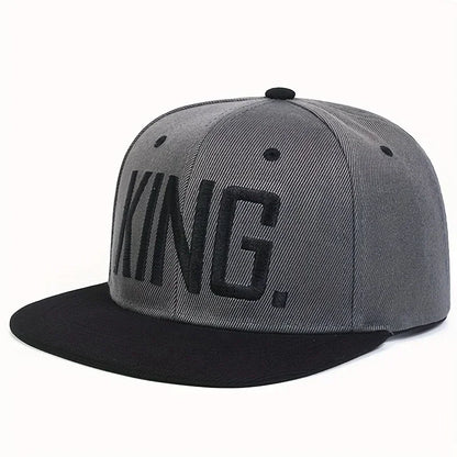 Unisex King Letter Embroidery Hip-hop Hats Spring And Autumn