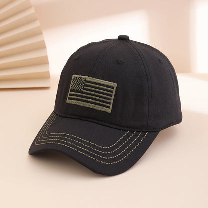 Fashion Embroidered Us Flag Baseball Cap