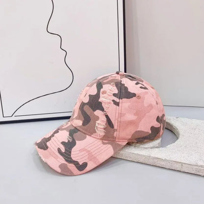 Unisex Trendy Camo Baseball Cap Vintage