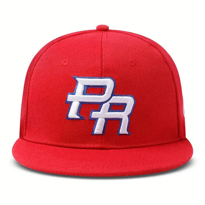 Fashion And Creative New Flat Edge Hat Pr Puerto Rico Side Flag Hip Hop Hat