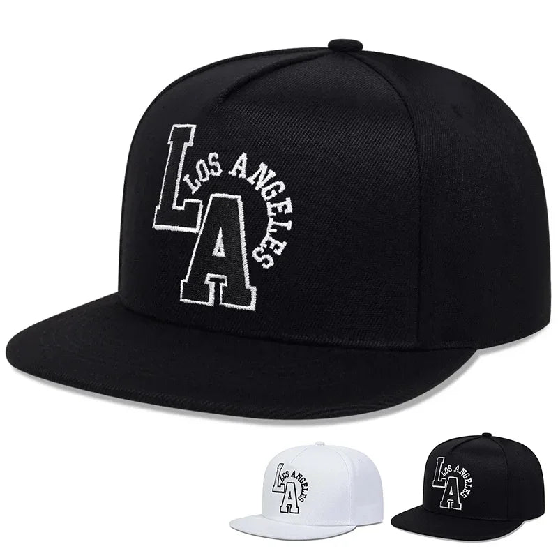Letter Embroidery Baseball Cap Los Angeles Hip Hop Snapback Hat