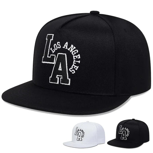 Letter Embroidery Baseball Cap Los Angeles Hip Hop Snapback Hat