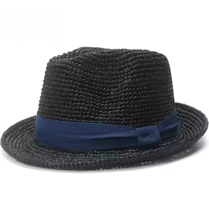 High Quality Raffia Straw Hat Woman Beach Fashion Sun Cap