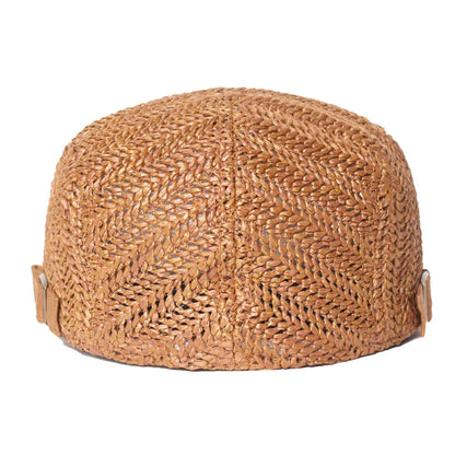 New Knitted Beret Women Men Summer Breathable Newsboy Hats