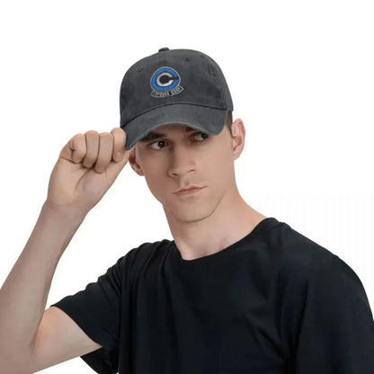 Capsule Corp Denim Baseball Cap Popular Design Sport Trucker Hat Summer