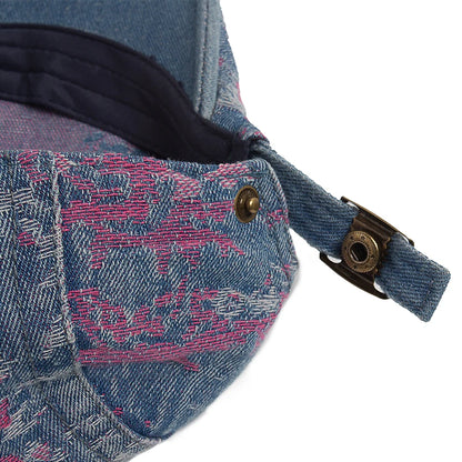 Spring Fashion Print Denim Women's Beret Summer