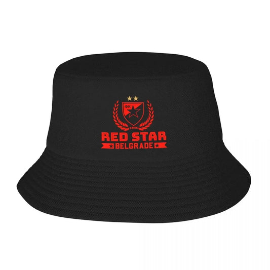 Red Star Belgrade Crvena Zvezda Bucket  fishing  party s Golf  Women Men's Bucket hat