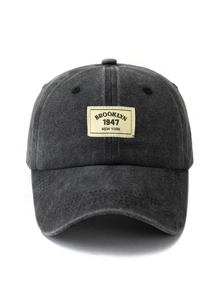Unisex Washed Denim Baseball Cap Adjustable Casual Hat