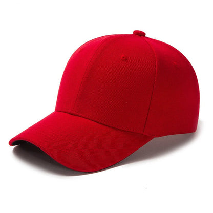 Adjustable Polyester Baseball Cap Unisex Solid Color Dad Hat