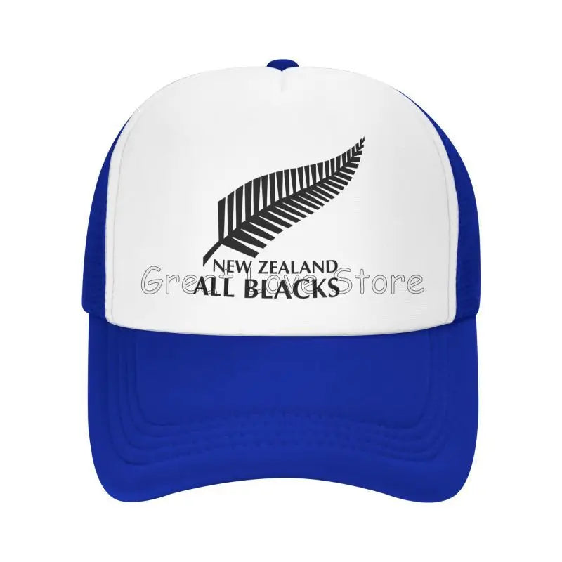 New Zealand All Blacks Baseball Caps Hip Hop Mesh Hat Outdoor Summer Travel Sun Hats Adjustable Snapback Cap