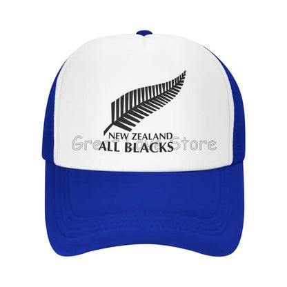 New Zealand All Blacks Baseball Caps Hip Hop Mesh Hat Outdoor Summer Travel Sun Hats Adjustable Snapback Cap