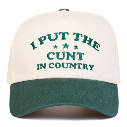 Unisex I Put The Letter Embroidery Baseball Caps Spring and Autumn