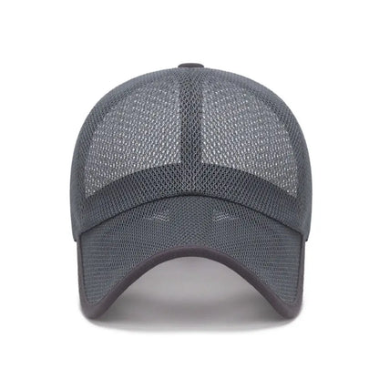 Quick Dry Full Mesh Caps Adjustable Breathable Summer Baseball Cap