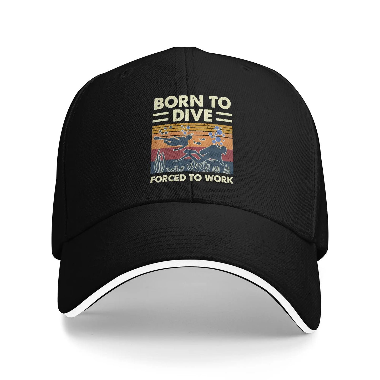 Custom Punk Unisex Rescue Diver Baseball Cap