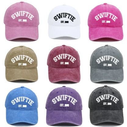 European and American Swiftie Embroidered Baseball Cap Summer