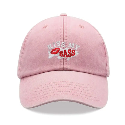 1pc "Kiss My Bass" Leisure Baseball Cap for Men