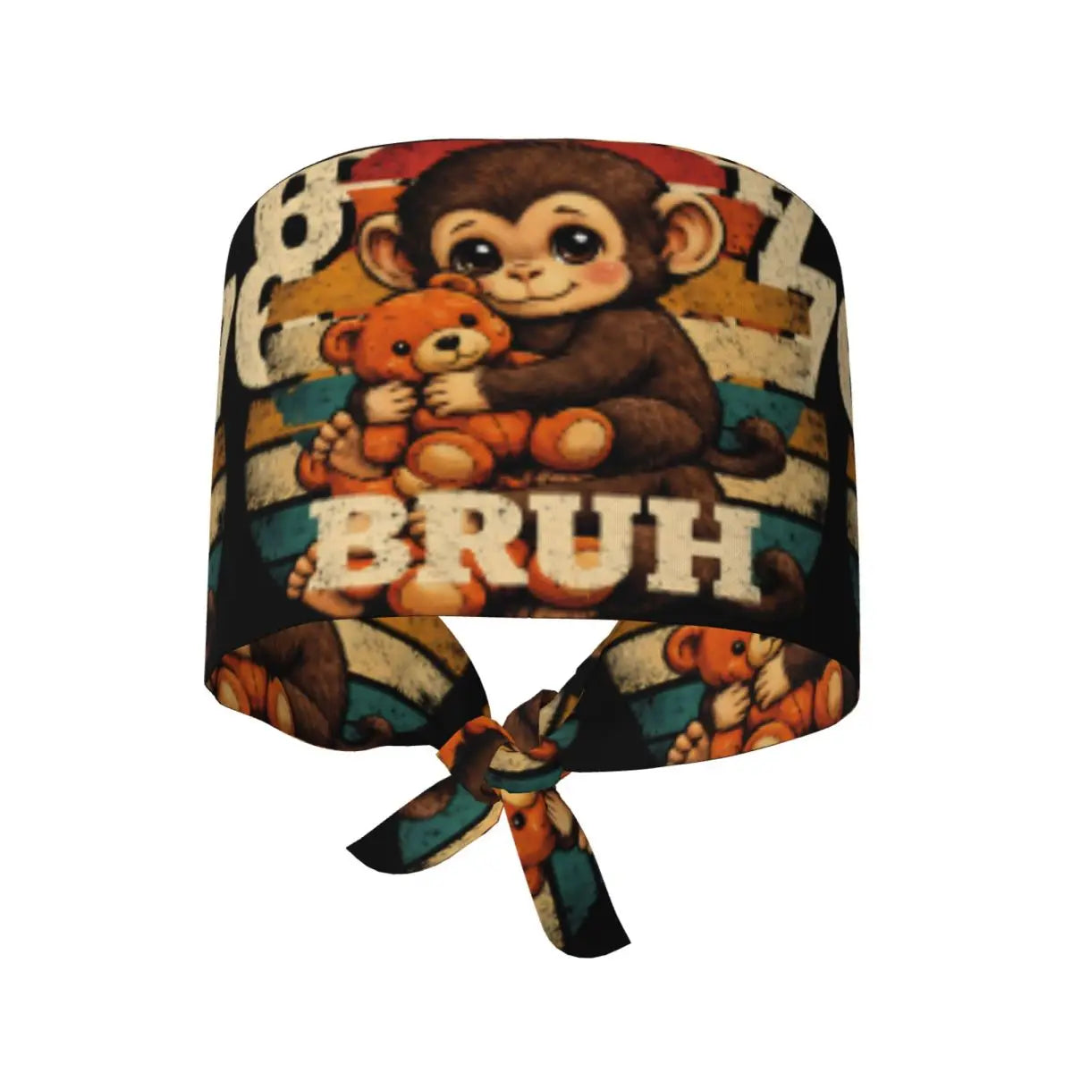 Nurse Hats Team Punch Funny Monkey Working Cap For Women And Men