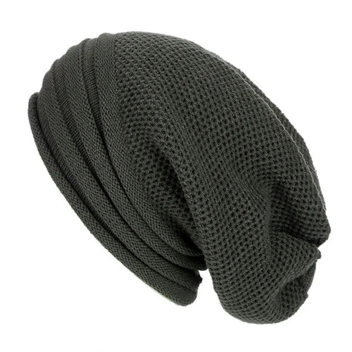 Winter Baggy Slouchy Beanie Hat Wool Knitted Warm Cap For Men Women Oversized