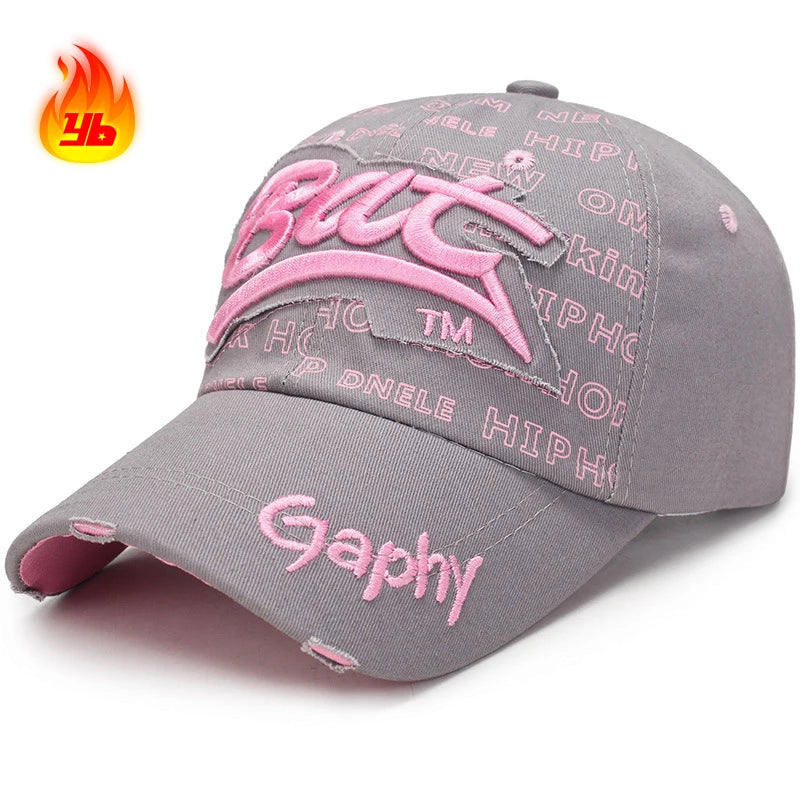Fashion Unisex Outdoor Sport Baseball Cap One Size Suitable for Men Women 3D Embroidery Patch Print