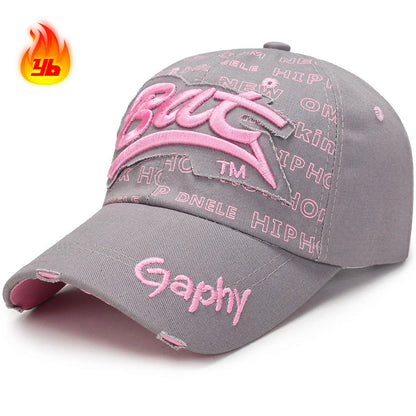 Fashion Unisex Outdoor Sport Baseball Cap One Size Suitable for Men Women 3D Embroidery Patch Print