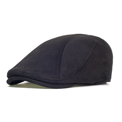 Winter Autumn Vintage Newsboy Cap Hat Men Women Casual Beret Solid Cap