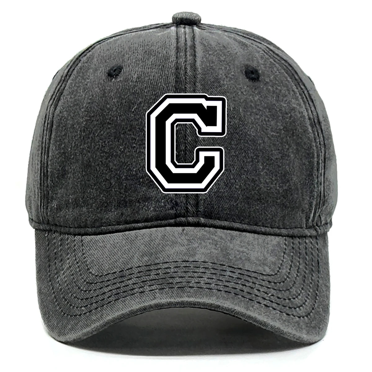 Popular Letters Print Baseball Caps Black Hat Gift Golf Dad Hat
