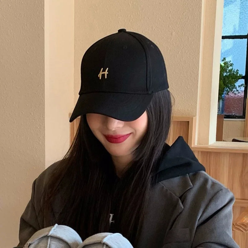 Mens Embroidery H Letter Printed Quick-Drying Fishing Hiking Sunhat Women Golf Baseball Cap