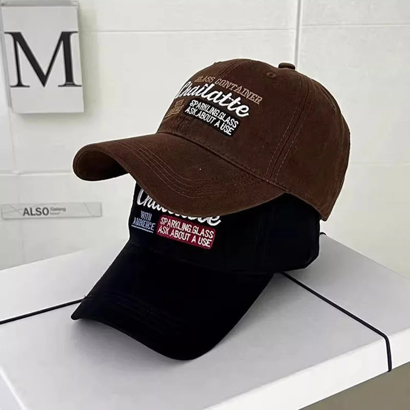 Retro Patchwork Embroidered Baseball Cap
