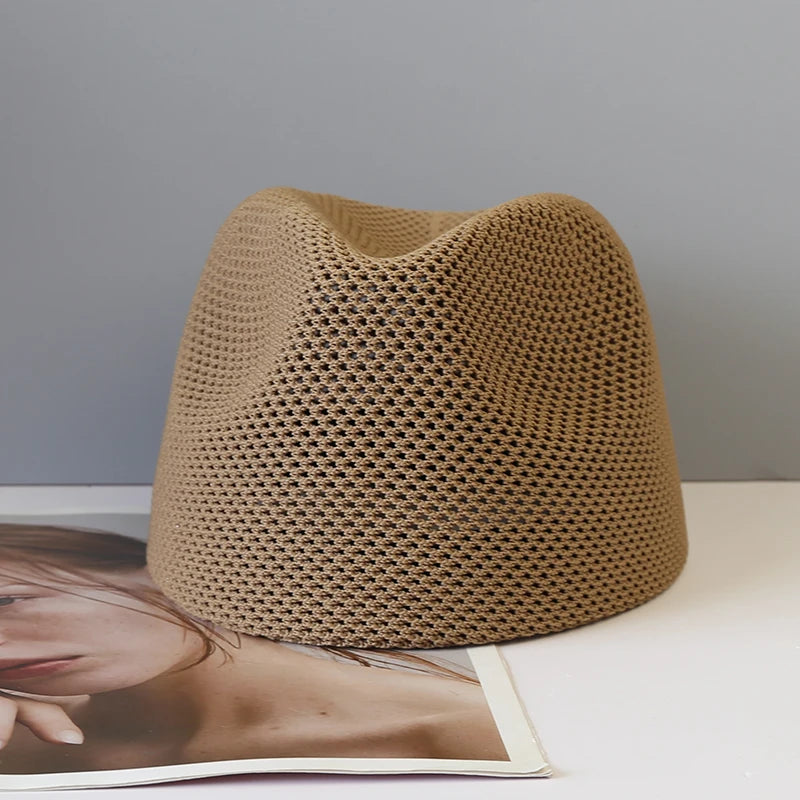 2026 Summer Mesh Cool Knit Beret