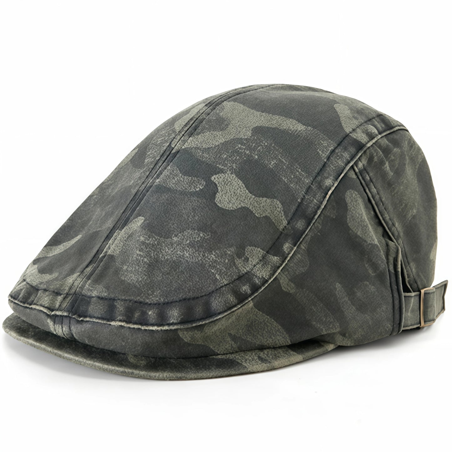 Military Style Cotton Camouflage Ivy Cap Dad Casual Flat Driving Hat