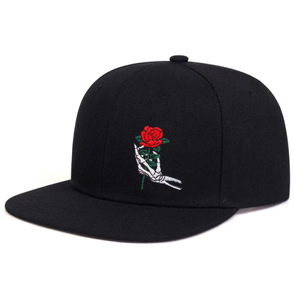Unisex Skeleton Fingers Embroidery Hip-hop Hats Spring Autumn