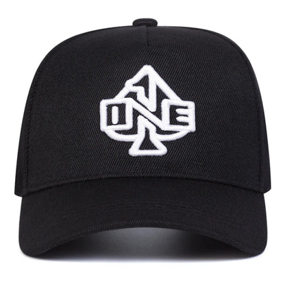 Unisex ONE Poker Embroidery Baseball Caps Outdoor Adjustable Casual Hats Sunscreen Hat Sports Cap
