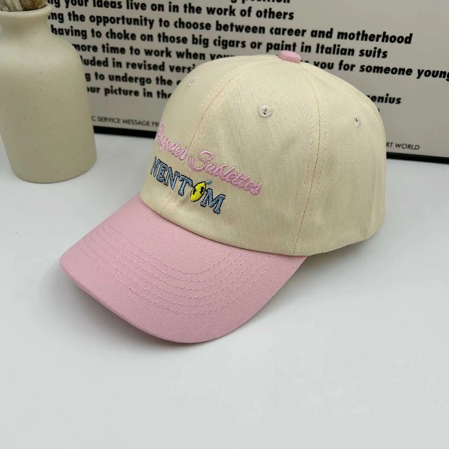 Women Letter Embroidery Baseball Cap