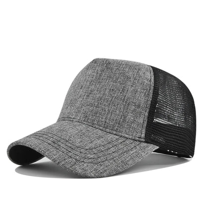 New Autumn Solid Mesh Patchwork Women Men Baseball Cap