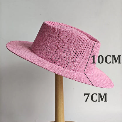 2026 Beach Sun Straw Hats For Women UV Sun Protection