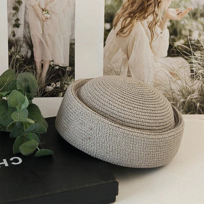 Women Summer Fashion Designer Artistic Painter Hat