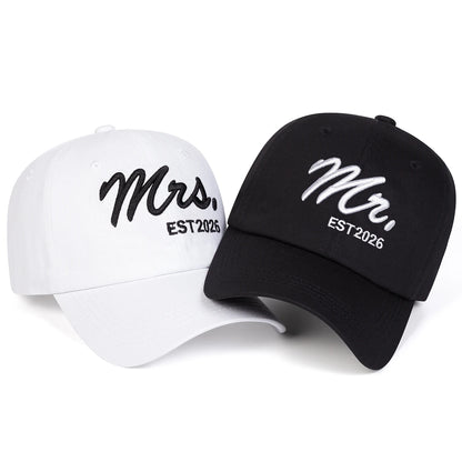Unisex MR. EST 2026 Letter Embroidery Baseball Caps Spring Autumn