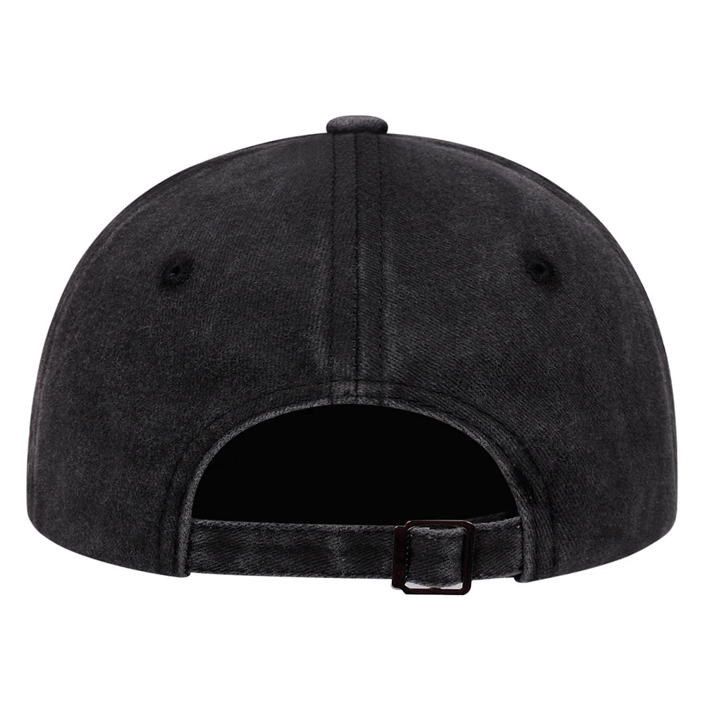 Old Club Vintage Wash Letter Embroidery Baseball Cap