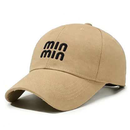 Minimalist Solid Color Couple Baseball Cap